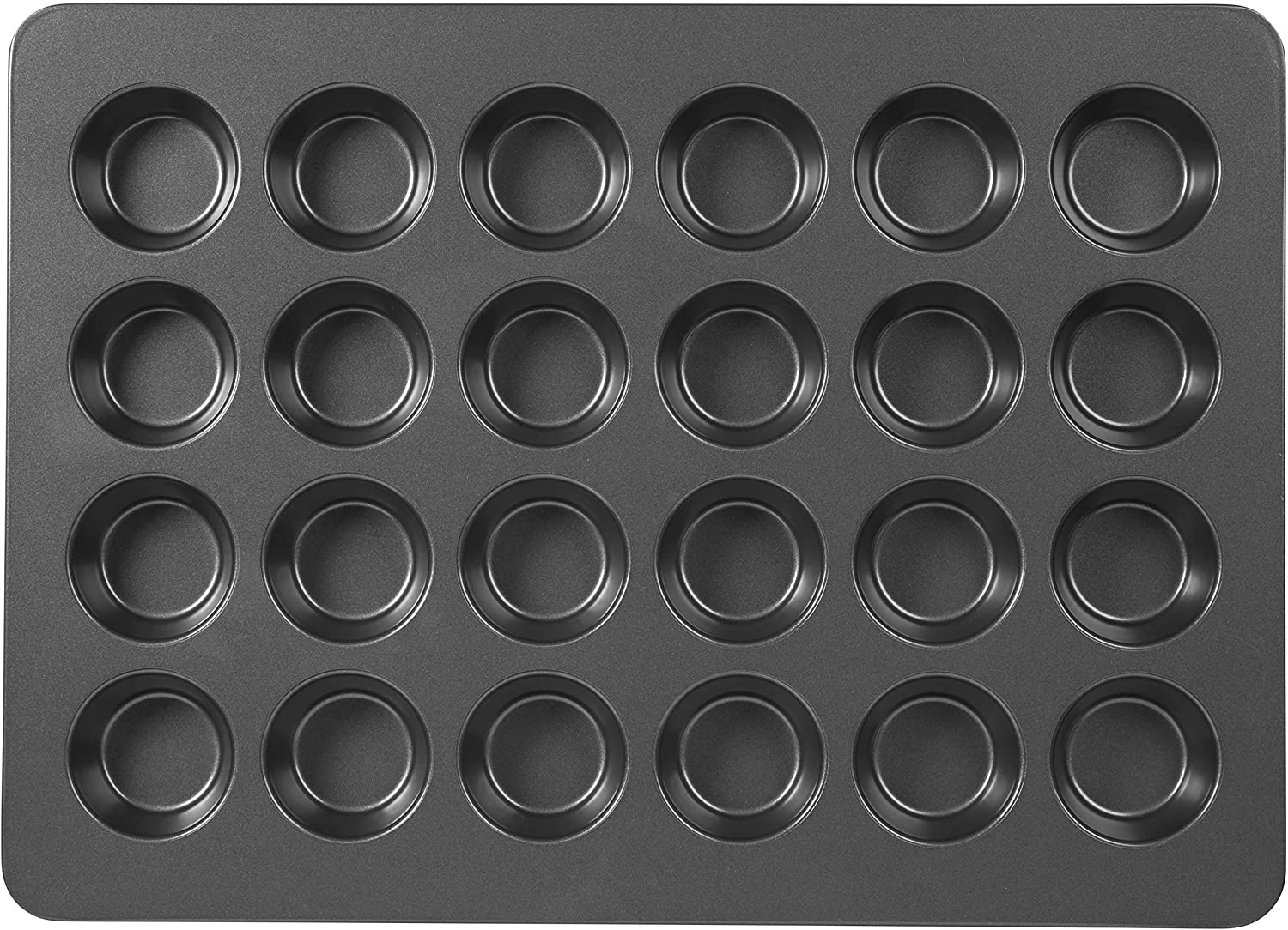 Wilton Perfect Results Premium Non-Stick Mega Standard-Size Muffin and Cupcake Baking Pan, Standard 24-Cup